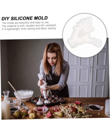 Ciieeo 3 Pcs Christmas Stencils Silicone Molds Candy Mold Xmas Silicone Mold for DIY Cake Mold Chocolate - Buy Online on GoSupps.com