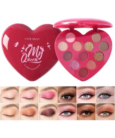 Eyeshadow Palette - Matte Eyeshadow Pallet - Long Lasting and Highly Pigmented Make Up Eye Shadows for Women Girls Holiday 02 - Buy Online on GoSupps.com