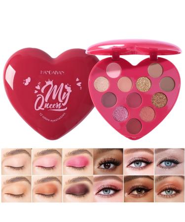Eye Makeup Palette | Matte Make Up Pallet Highly Pigmented Matte Shimmer Eyeshadow Pallet Cosmetics Kit for Women Girls Holiday 02