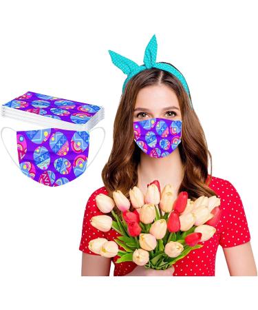 Shop WEXCV 10-Pack Easter Masks for Kids - Breathable 3-Layer Disposable Cloth Masks with Fun Prints Dustproof Protection for Mouth & Nose - Buy Online on GoSupps.com