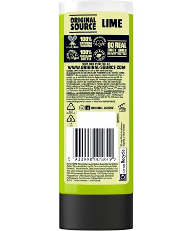  ORIGINAL SOURCE Original Source Vegan Lime Shower Gel 500 ml - Buy Online on GoSupps.com