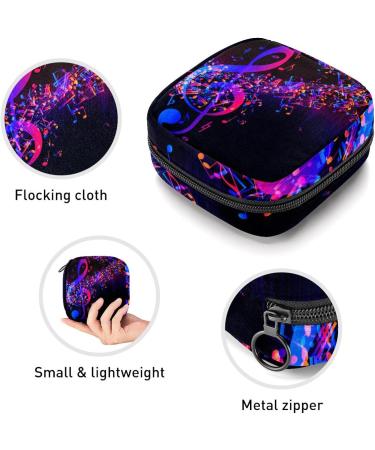 GIAPB Abstract Music Note Period Bag | Sanitary Napkin & Makeup Storage Pouch - Buy Online on GoSupps.com