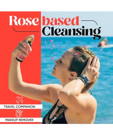 Shop Bulgarian Rosewater Facial Spritzer - Refreshing Makeup Remover Spray with Tropical Plant Extracts & Nut Oils - International Shipping Available - Buy Online on GoSupps.com