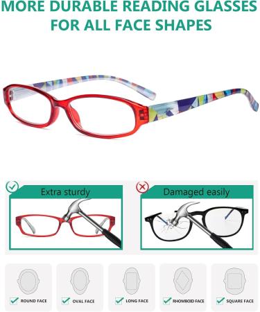 Buy Eyekepper 5 Pack Ladies Reading Glasses - Stylish Readers for Women 5 Pairs Mix 2.75x Magnification - International Shipping Available - Buy Online on GoSupps.com