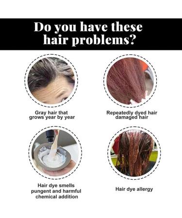  LINGJIONG Instant hair color - 300 ml - Instant natural shampoo - For men and women - Buy Online on GoSupps.com