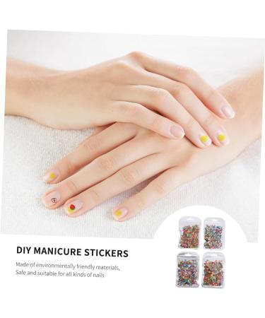 Housoutil 4 Packs Nail Art Polymer Clay Nail Art Craft Diy Nail Decoration Fruit Pattern Nail Decorations Diy Fruit Nail Art Fruit Slices Resin 3d Manicure 11X7cm Colorful - Buy Online on GoSupps.com