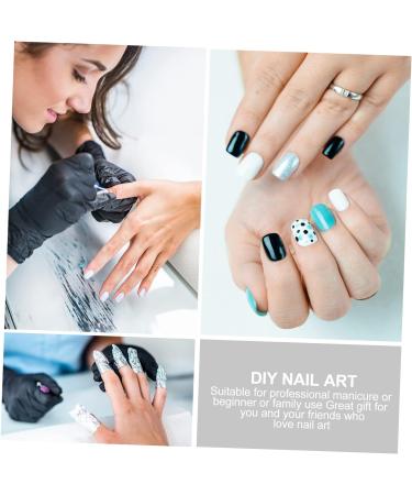 Beavorty 20pcs Nail Case Para U as Spar Varnish Hat Protector Nail Polish Cap Holder Polish Remover Wrap Peel Polish Barrier Manicure Art Varnish Protector Nail Polish Varnish Tip 4x2cm As Shown - Buy Online on GoSupps.com