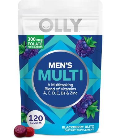 OLLY Sleep & Men's Multivitamin Gummies Melatonin Vitamins 120 Count - Buy Online on GoSupps.com