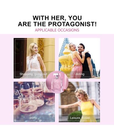 Rose Carved Eau Parfumes for Women and Men Exquisite Carved Rose Eau Toilette Long-Lasting Refreshing Light Perfumes with Rose Fragrances Improve Self Confidence 50ml (B 2pc) - Buy Online on GoSupps.com