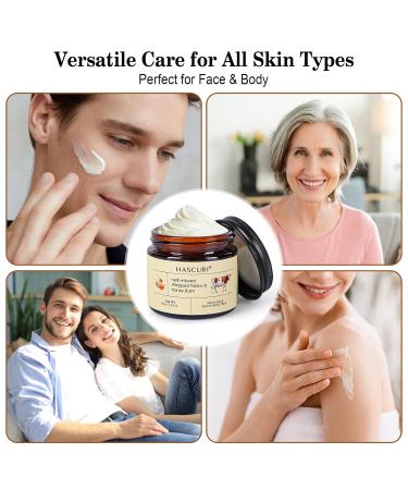 HASCURI Grass-Fed Whipped Tallow Balm - 100% Pure Beef Tallow Moisturizer for Face & Body - Rich in Vitamins E - Traditional Skin Food for Deep Hydration & Barrier Support - 2 oz (60g) - Buy Online on GoSupps.com