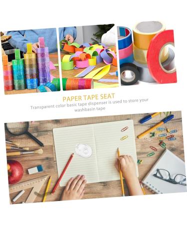 Hemoblo 15 Pcs Washi Tape Roller Dispenser - Adhesive Washi Tape & Donor Eyelash Band Organizer | Perfect for Crafting & Office Use - Buy Online on GoSupps.com