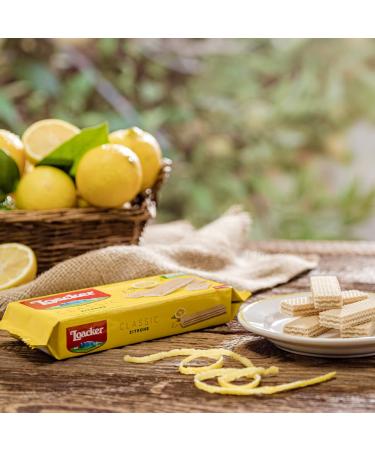 Loacker Premium Lemon Wafer Cookies - 12 Pack | Crispy Wafer Fingers with Italian Lemon Creme, Non-GMO | Perfect Lunchbox & Tea Break Snack - 19.05 oz - Buy Online on GoSupps.com