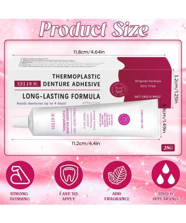 Meemion Dental prostheses adhesive gel thermoplastic dentures adhesive dental prostheses glue dental prostheses adhesive adhesive cream for dental prostheses thermoplastic dental prostheses adhesive 1 piece - Buy Online on GoSupps.com