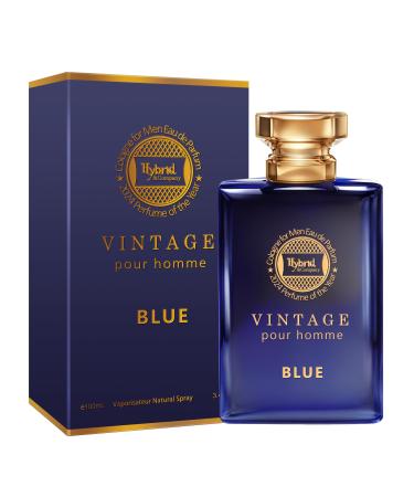 Hybrid & Company Vintage Blue Men s Classic Scent Perfume Eau De Toilette Spray 100 ML Vintage Blue for men 3.4 Fl Oz (Pack of 1)