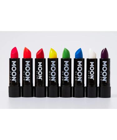 Moon Glow Neon UV Lipstick - 16 Bright Pastel Colors | Glows Under UV Light | International Shipping - Buy Online on GoSupps.com