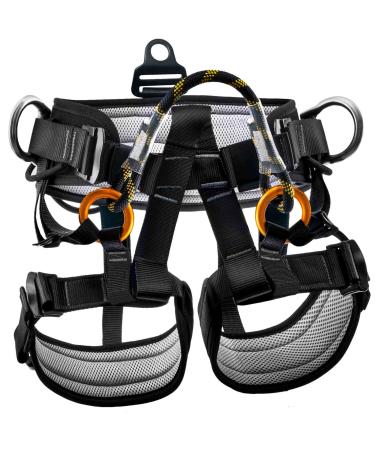HandAcc Climbing belts, Thicken Professional Large Size Safety Seat Belts for Tree Climbing, Rescuing Work, Rappelling and Other Outdoor Adventure Activities - Buy Online on GoSupps.com