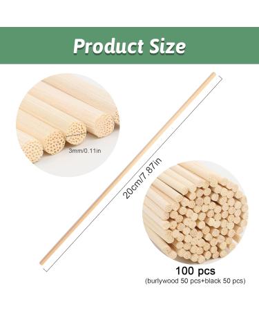 Halercay 100-Piece Room Fragrance Sticks - Aroma Diffuser Chopsticks for Home Office Spa & Decoration (Nature Black) - Refresh Your Space - Buy Online on GoSupps.com