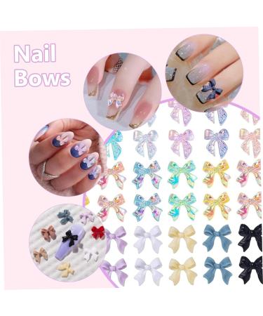 Bow Nail Charms 200PCS Colorful Nail Bow Resin Bow Gems for Nails Cute Nail Gems for Nails and DIY Crafts ColorfulRhinestones - Buy Online on GoSupps.com