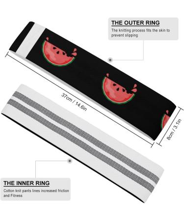 Funny Red Watermelon Yoga Workout Bands | Comfort Legs & Booty Resistance Straps for Physical Therapy - Shop Internationally - Buy Online on GoSupps.com