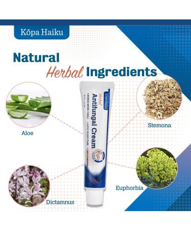 Kopa Haiku Anti-Fungal Skin Cream - Athlete's Foot & Jock Itch Treatment for Men - Antifungal & Anti-Itch Cream for Ringworm, Eczema on Face & Body - Buy Online on GoSupps.com