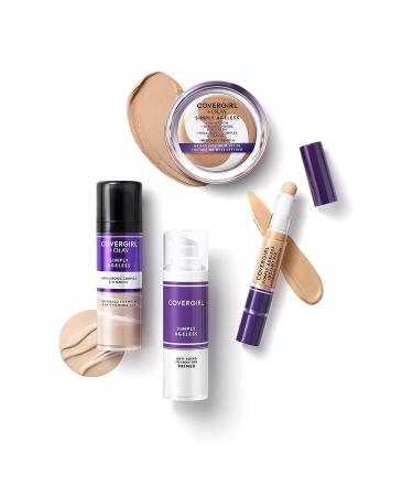 Covergirl Olay Simply Ageless Foundation 250 Creamy Beige - 0.4 oz | Anti-Aging Makeup - Buy Online on GoSupps.com