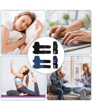 SAREAL Finger Splints - 4pcs Finger Support Brace for Pain Relief Knuckle Immobilization & Arthritis Treatment - Buy Online on GoSupps.com
