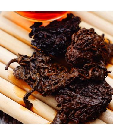 Yunnan Th Noir Th Puerh Th Cuit Rouge Shu Cha Th de Chine 500g - Buy Online on GoSupps.com