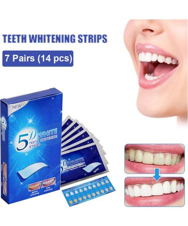 iTauyees Teeth Whitening Strips - Effective Teeth Bleaching for White Teeth & Smoke Stain Removal | 14 Strips International Shipping - Buy Online on GoSupps.com