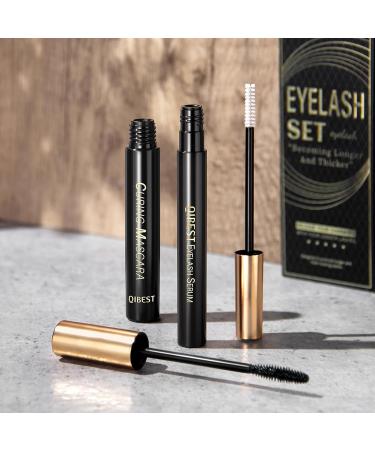 Ultimate Waterproof Makeup Sets: Long Lasting Lash Serum & Smudgeproof Mascara Gift Kit for Women & Girls (2 Pcs - Buy Online on GoSupps.com