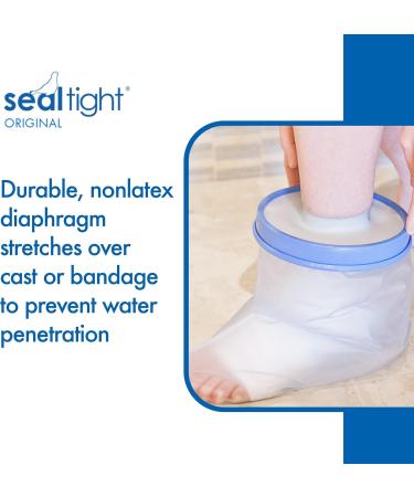 Seal Tight ORIGINAL Cast & Bandage Protector | Best Watertight Protection for Adult Short Leg Wide | Brownmed - Buy Online on GoSupps.com