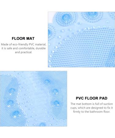 Non-Slip Bathroom Mats with Suction Cups - 2ft Peeling Cleaning Mat for Improved Blood Circulation & Pain Relief | International Shipping - Buy Online on GoSupps.com