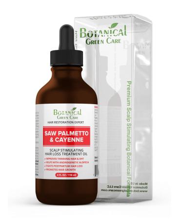 Saw Palmetto & Cayenne Scalp Oil For Hair Growth  Hair Loss Serum  Hair Oil For Dry Damaged Hair And Growth  Hair Growth Serum For Thicker Longer Fuller Healthier Hair  All Natural Vitamin Rich