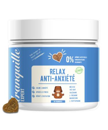 Tranquille Expert Relax - Treats for Dogs Calming Anti-Stress and Anti-Anxiety Food Supplement, without Dried Chicken Powder