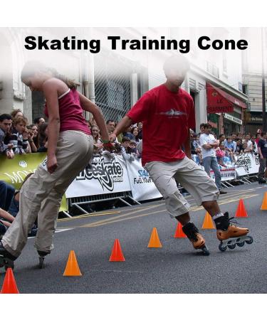 DUNCHATY 40 PCS 7 Inch Plastic Soccer Cones for Agility Training - 4 Colors 40Pack Sports Cones - Buy Online on GoSupps.com