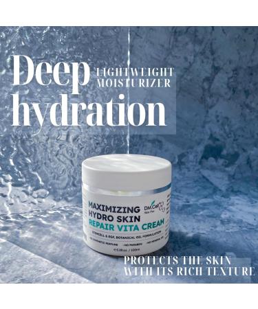DM.Cell Super Moisturizing Cream - Hydrating Hydro Cream with Hyaluronic Acid & EGF | K-Beauty Award Winner | 3.52 oz/100g | International Shipping Available - Buy Online on GoSupps.com