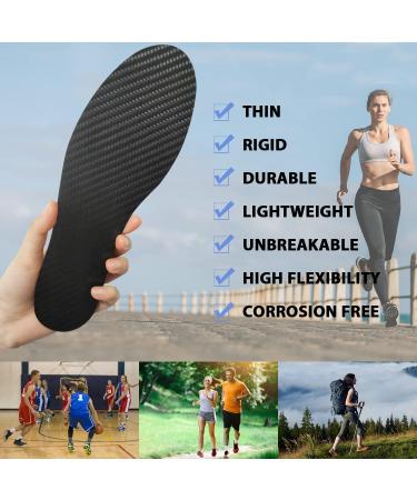 Carbon Fiber Insole - Rigid Orthotic Shoe Insert for Turf Toe & Foot Arthritis - 1 Pair for Sports & Hiking (Women's 9-9.5, Men's 8-8.5) - Buy Online on GoSupps.com