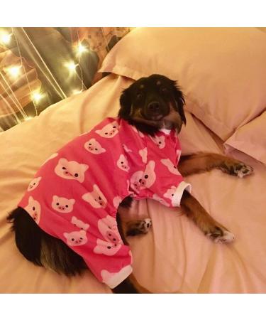 CuteBone Pink Pig Dog Pajamas XL Pet Onesie Coat - XLarge P46XL - Buy Online on GoSupps.com