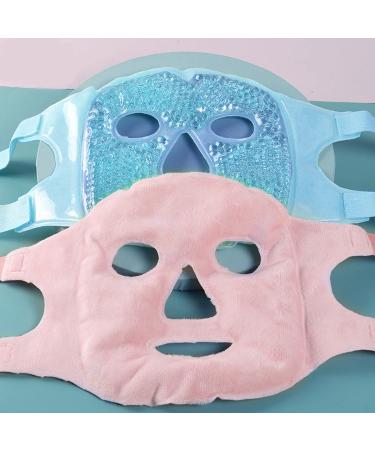 Cam2 Cool Mask | Reusable Gel Face & Eye Mask for Swollen Eyes & Dark Circles - Cooling Relief (Blue) - Buy Online on GoSupps.com