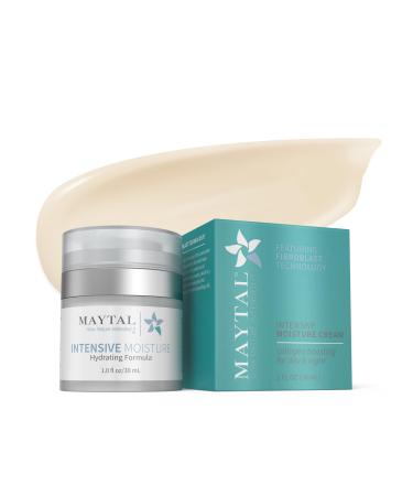 MAYTAL Intensive Moisture Cream for Hydration Anti-Aging - Featuring Fibroblast Technology for Collagen Boost & Skin Firmness - Reduces Fine Lines & Wrinkles 1 fl oz
