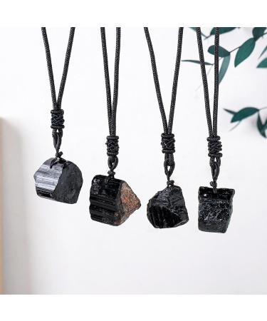 Raw Crystal Necklace - Vintage Natural Stone Pendant Women Mysterious Necklace Women's Pendant Necklaces for Working Home Shopping Dating Gathering Traveling Maijia - Buy Online on GoSupps.com