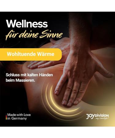 JoyDivision WarmUp Massage Oil Vanilla 150ml | Warming Massage Liquid with Heat Effect | Aromatic & Flavorful Massage Oil - Buy Online on GoSupps.com