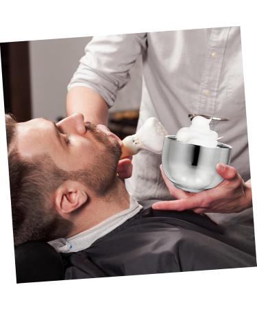 Durable Stainless Steel Razor Soap Bowl Cup - Healeeved 2-Piece Shaving Tool for Hairdressers | Perfect for Smooth Shaving Experience - Buy Online on GoSupps.com