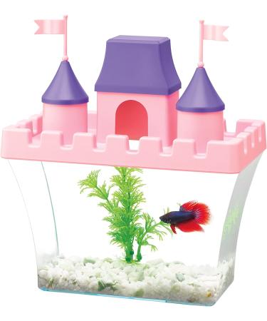 Aqueon Princess Castle Aquarium Kit - 1/2 Gallon - Dreamy Underwater Kingdom - Buy Online on GoSupps.com