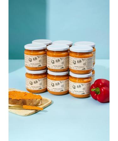 KoRo - Organic spicy pepper spread - Slightly spicy taste - With sunflower seeds - Purely vegetable