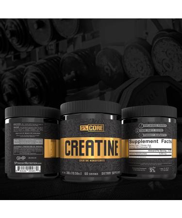 5% Nutrition Core Creatine - Micronized Creatine Monohydrate Powder 5G 5000mg 60 Servings (Unflavored) - Enhance Performance & Recovery - Buy Online on GoSupps.com