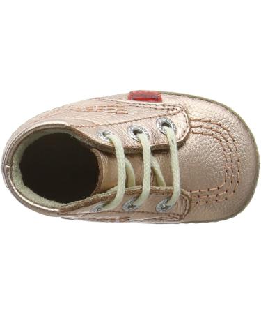 Kickers Unisex Kid's 1st Kicks Boots - Pink Rose Gold (1 UK) - Buy Online on GoSupps.com