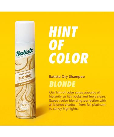Batiste Brilliant Blonde Dry Shampoo 6.73 fl. oz. (Pack of 3) - Instant Refresh for Blonde Hair - Buy Online on GoSupps.com