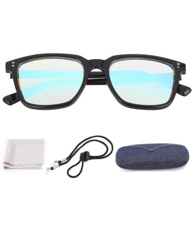 Buy Asixxsix UV400 Color Blind Glasses - Waterproof Anti-Scratch Full Frame | Fashionable Correction Glasses for Men & Women - Perfect for Indoor & Outdoor Use - Buy Online on GoSupps.com