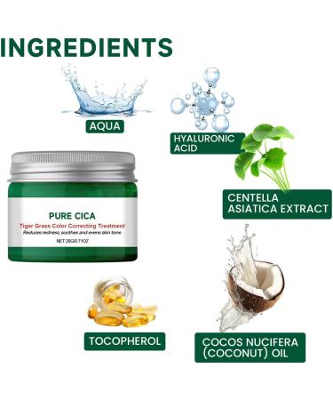 4 Pieces Colour Correcting Cream For Redness Centella Soothing Cream Colour Correction Cream Facial Moisturiser For Women Men Whitening Cream For Face Skincare - Buy Online on GoSupps.com