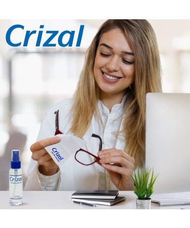 Crizal Eye Glasses Cleaning Spray - Doctor Recommended Lens Cleaner for Anti Reflective Lenses - 2oz Spray, 4 Pack - Buy Online on GoSupps.com